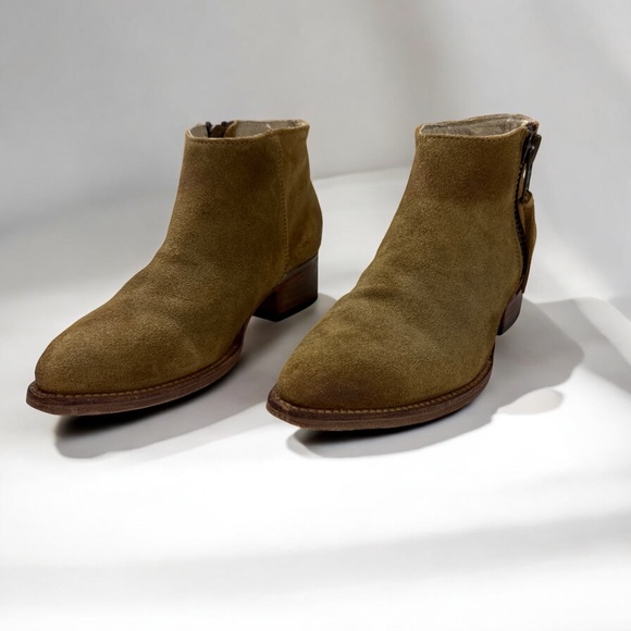 Women's Size 7 FREEBIRD by Steven 79505 Leather Ankle Boots Western Chic - Picture 6 of 10